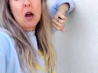 Locked out in a Thong